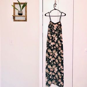 Floral print maxi dress